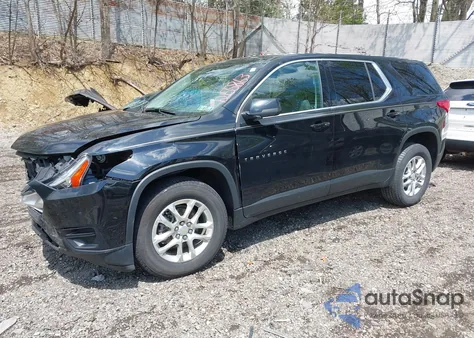 2021 Chevrolet Traverse Awd Ls z USA, uszkodzony, nr VIN 1GNEVFKW2MJ115220